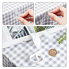 Globleland 48Pcs 2 Style  Transparent Plastic Anti-slip Tablecloth Clips AJEW-GL0002-15-3