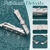   2pcs 925 Sterling Silver Rhinestone Clasps FIND-PH0020-99-4