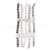 Acrylic & Glass & ABS Plastic Pearl & Alloy & Polymer Clay Pave Rhinestone Beads Strands MAK-T011-08M-1