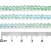 Transparent Painted Glass Beads Strands X1-DGLA-A034-T3mm-A16-3