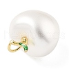 Shell Pearl Pendants KK-H002-10C-G-RS-2