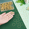Unicraftale 200Pcs Brass Linking Rings UNKW-UN0002-99A-4