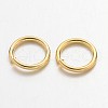 Golden Color Brass Jump Rings X-JRC8MM-G-2