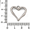 304 Stainless Steel Pendants STAS-Q362-05B-P-3