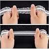 BENECREAT 16 Yards 8 Colors Chinlon Elastic Lace Trim EW-BC0001-05-4