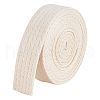 5 Yards Polycotton Ribbon OCOR-WH0045-24C-1