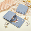 Beebeecraft 2Pcs Microfiber Cloth Jewelry Storage Bags with Brass Button ABAG-BBC0001-17B-02-4