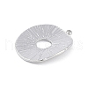 Non-Tarnish 304 Stainless Steel Pendants STAS-L022-412P-2