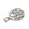304 Stainless Steel Religion Pendants STAS-E184-11P-3