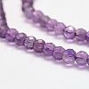 Natural Amethyst Bead Strands G-P279-74-4mm-3