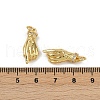 Brass Micro Pave Cubic Zirconia Pendants KK-C093-01D-G-3
