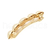 Alloy Hair Barrettes OHAR-H010-01I-KCG-2