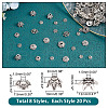 ARRICRAFT 160Pcs 8 Styles Brass Bead Caps FIND-AR0002-99-2