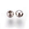 Anti-Tarnish Rhodium Plated 925 Sterling Silver Beads STER-E062-07P-1