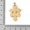 304 Stainless Steel Pendants STAS-C103-02G-02-3