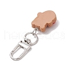 Bear Opaque Resin Pendant Decoration HJEW-JM02664-01-4