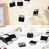 SUNNYCLUE 120Pcs Plastic Earring Display Cards CDIS-SC0001-13-4