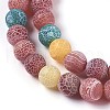 Natural Weathered Agate Beads Strands G-P414-A02-3