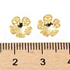 Brass Bead Caps KK-V015-35G-01-2