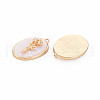 Brass Birth Floral Pendants KK-S364-288-2