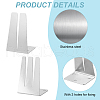 AHADERMAKER 2Pcs 2 Styles Stainless Steel Replacement Blades FIND-GA0004-36-4