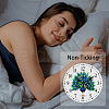 MDF Printed Wall Clock HJEW-WH0058-021-4