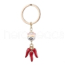 Porcelain & Alloy Enamel Keychain KEYC-JKC01156-05-1
