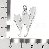 Non-Tarnish 304 Stainless Steel Pendants STAS-E205-05P-3