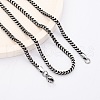 2.5MM 304 Stainless Steel Wheat Chain Necklaces NJEW-Q013-15A-1