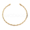 6.5mm Twist Iron Chain Necklaces NJEW-G163-01KCG-4