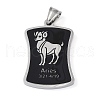 304 Stainless Steel Pendants STAS-O008-01C-1