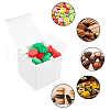 Foldable Creative Kraft Paper Box CON-WH0062-04A-7