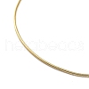 PVD Vacuum Plating 304 Stainless Steel Round Snake Chain Necklace with Lobster Claw Clasps STAS-P045-11G-A-2