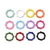 Spray Painted Alloy Spring Gate Rings PALLOY-K257-05-1