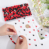 SOFPLATE 500Pcs Rubberized Style Imitated Silicone Acrylic Beads MACR-SP0001-07B-3