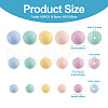 150Pcs 15 Styles Silicone Beads SIL-TA0001-25-13