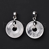 Natural Quartz Crystal Pendants G-E059-01P-06-3