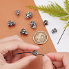 DICOSMETIC 8Pcs 4 Style 304 Stainless Steel Beads STAS-DC0005-26-2