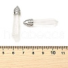 Glass Big Pointed Pendants GLAA-XCP0001-66-3