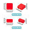  6 Bags 2 Style Opaque Acrylic Multi-Strand Links SACR-NB0001-15-2