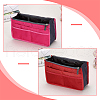 WADORN 2Pcs 2 Colors Purse Multifunctional Organizer Insert FIND-WR0010-69B-5