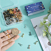 SUNNYCLUE 140Pcs 7 Colors Alloy Ice Pick Pinch Bails for Pendant Making FIND-SC0010-38A-3