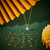 Unicraftale 80Pcs Brass Cup Peg Bails KK-UN0002-48-5