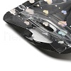 Rectangle Glitter Holographic Plastic Yin-yang Zip Lock Gift Bags OPP-F004-01C-B01-3