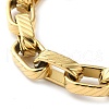 304 Stainless Steel Box Chain Bracelet STAS-Z055-06G-2