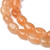 Natural Red Aventurine Bead Strands G-Z006-A11-2
