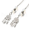 Round Mixed Gemstone Dowsing Pendulums G-M447-07P-3