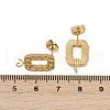 304 Stainless Steel Stud Earring Findings STAS-D366-12G-3