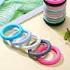 9Pcs Ring Food Grade Eco-Friendly Silicone Focal Beads JX895J-6
