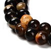 Dyed Natural Agate Beads Strands G-G203-10C-10mm-4